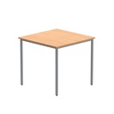 Office Rectangular Multi-Use Table (Fsc) | 800X800 | Norwegian Beech/Silver
