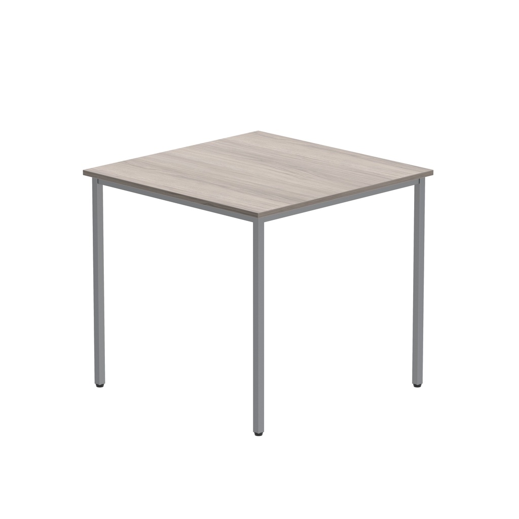 Core|Rectangular|Multi-Purpose Table (Fsc)|800X800|Alaskan Grey Oak-Silver