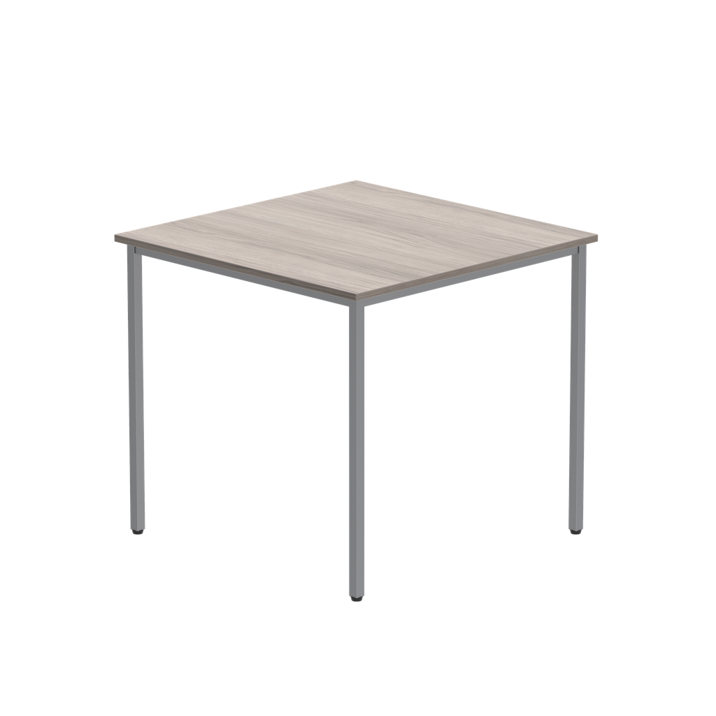 Office Rectangular Multi-Use Table (Fsc) | 800X800 | Alaskan Grey Oak/Silver