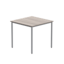 Office Rectangular Multi-Use Table (Fsc) | 800X800 | Alaskan Grey Oak/Silver