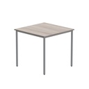Office Rectangular Multi-Use Table (Fsc) | 800X800 | Alaskan Grey Oak/Silver