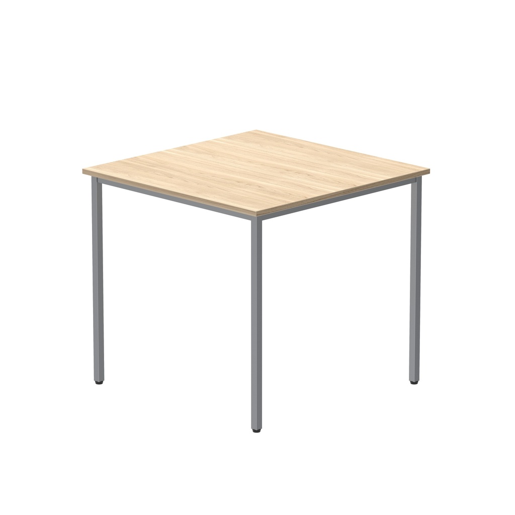 Core|Rectangular|Multi-Purpose Table (Fsc)|800X800|Canadian Oak-Silver