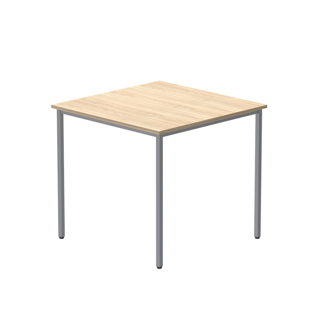 Office Rectangular Multi-Use Table (Fsc) | 800X800 | Canadian Oak/Silver