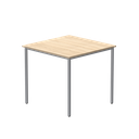 Office Rectangular Multi-Use Table (Fsc) | 800X800 | Canadian Oak/Silver