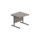 Core|Single Upright|Left Hand Radial Desk (Fsc)800X800|Alaskan Grey Oak-Graphite