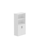 Combination Cupboard With Doors (Fsc) | 1500 High | Arctic White