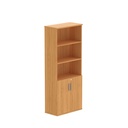 Combination Cupboard With Doors (Fsc) | 1900 High | Norwegian Beech