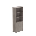 Combination Cupboard With Doors (Fsc) | 1900 High | Alaskan Grey Oak
