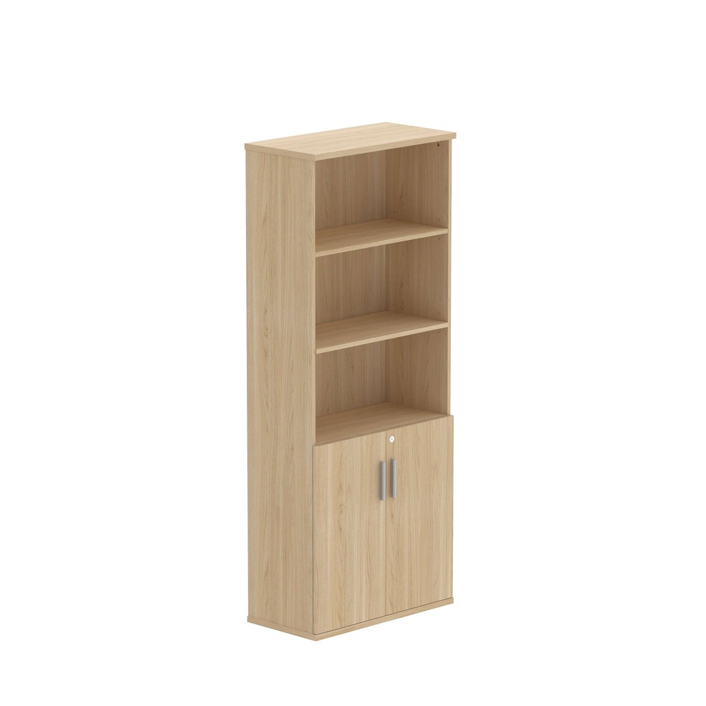 Combination Cupboard With Doors (Fsc) | 1900 High | Canadian Oak