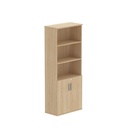 Combination Cupboard With Doors (Fsc) | 1900 High | Canadian Oak