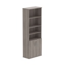 Combination Cupboard With Doors (Fsc) | 2200 High | Alaskan Grey Oak