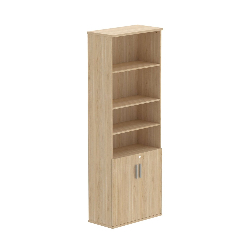 Combination Cupboard With Doors (Fsc) | 2200 High | Canadian Oak