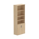 Combination Cupboard With Doors (Fsc) | 2200 High | Canadian Oak