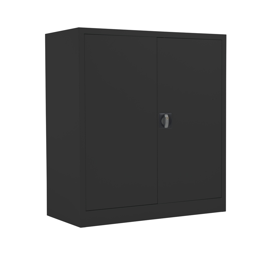 Tc Steel Double Door Cupboard | 1000 X 920 | Black