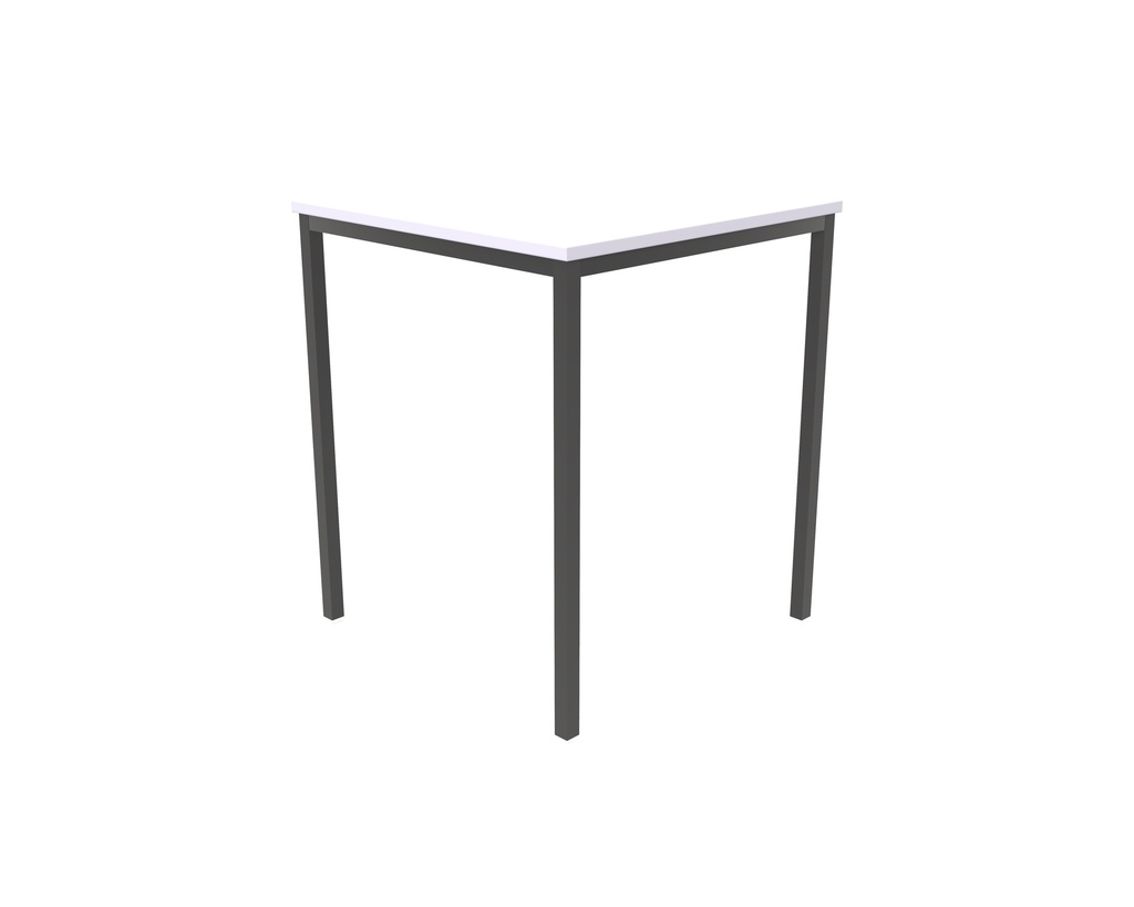 Titan Welded Frame Table | 600X600X710 | Grey Top/Black Frame