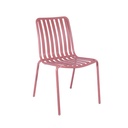 Breeze Aluminium Side Chair I Brick Dust