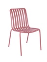 Breeze Aluminium Side Chair I Brick Dust
