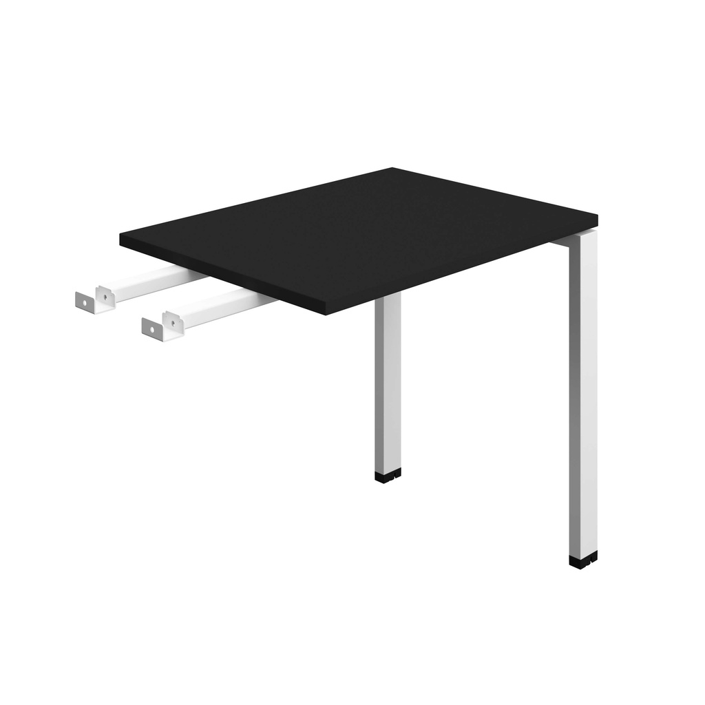 Synergy Bench With Return | Goal Post Leg | 800 X 600 | Black/White