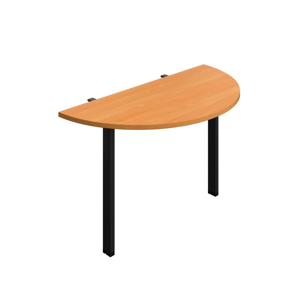 Synergy Screen Depth D-End Single Person D-End | Goal Post Leg | 1200 X 600 | Beech/Black