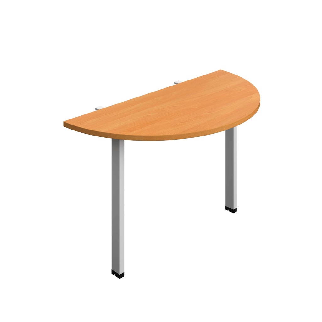 Synergy Screen Depth D-End Single Person D-End | Goal Post Leg | 1200 X 600 | Beech/Silver