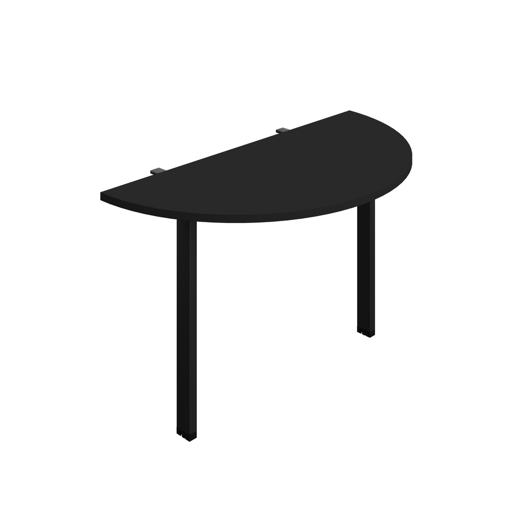 Synergy Screen Depth D-End Single Person D-End | Goal Post Leg | 1200 X 600 | Black/Black