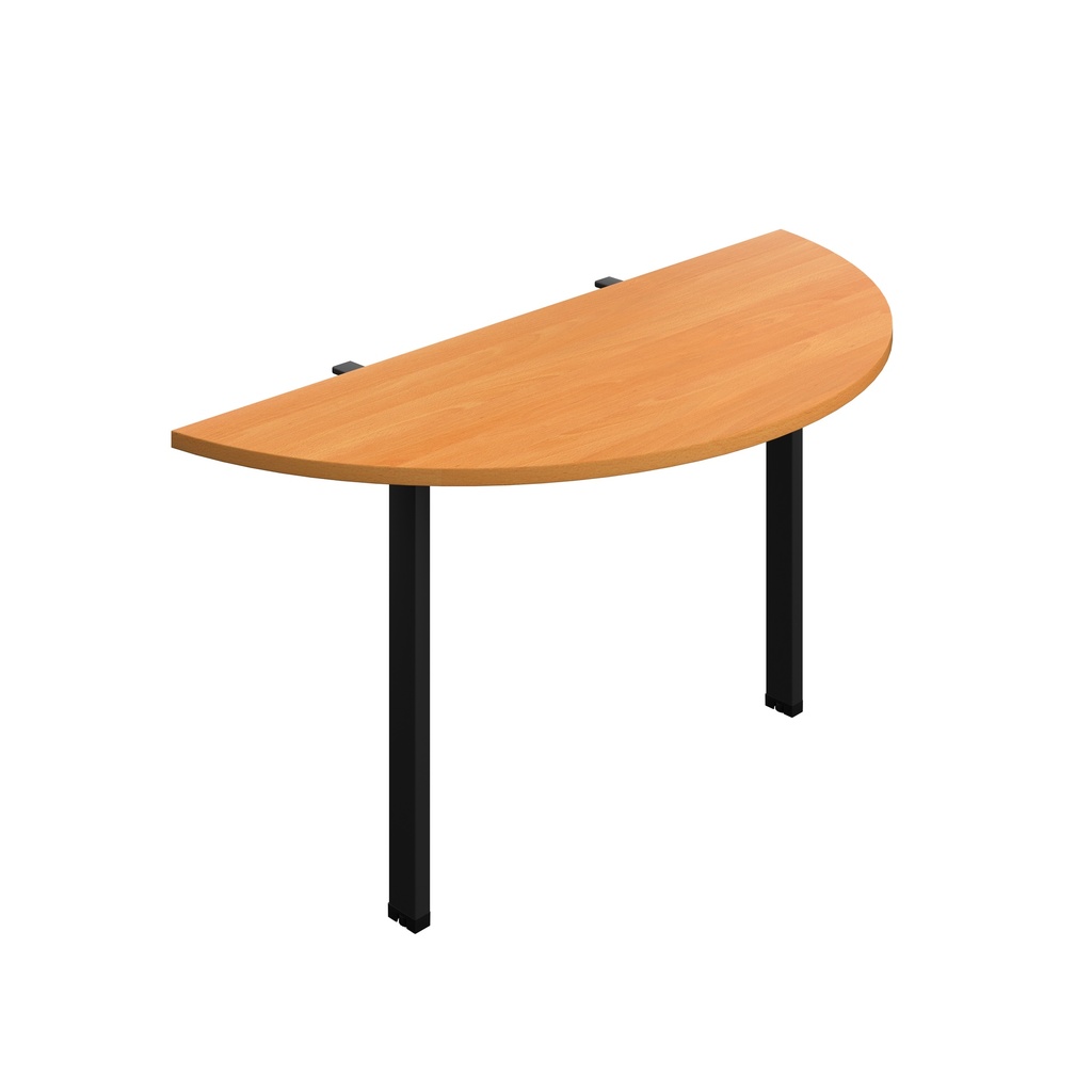 Synergy Screen Depth D-End Single Person D-End | Goal Post Leg | 1400 X 600 | Beech/Black