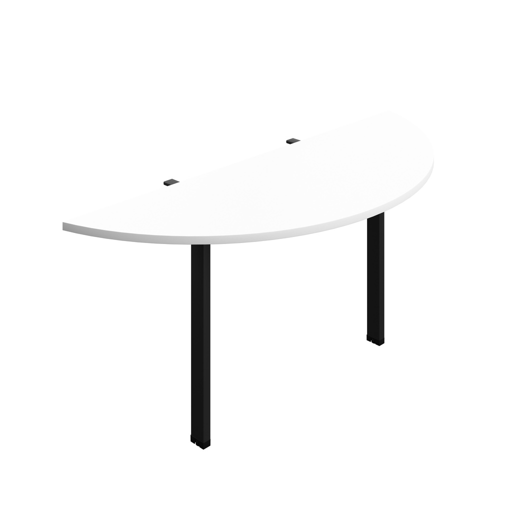 Synergy Screen Depth D-End Single Person D-End | Goal Post Leg | 1600 X 600 | White/Black