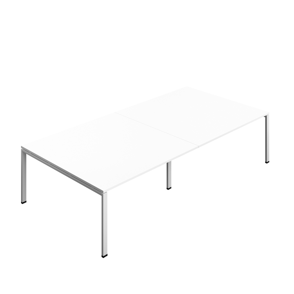 Synergy|Meeting Table|Goal Post|3200X1600|White-Silver