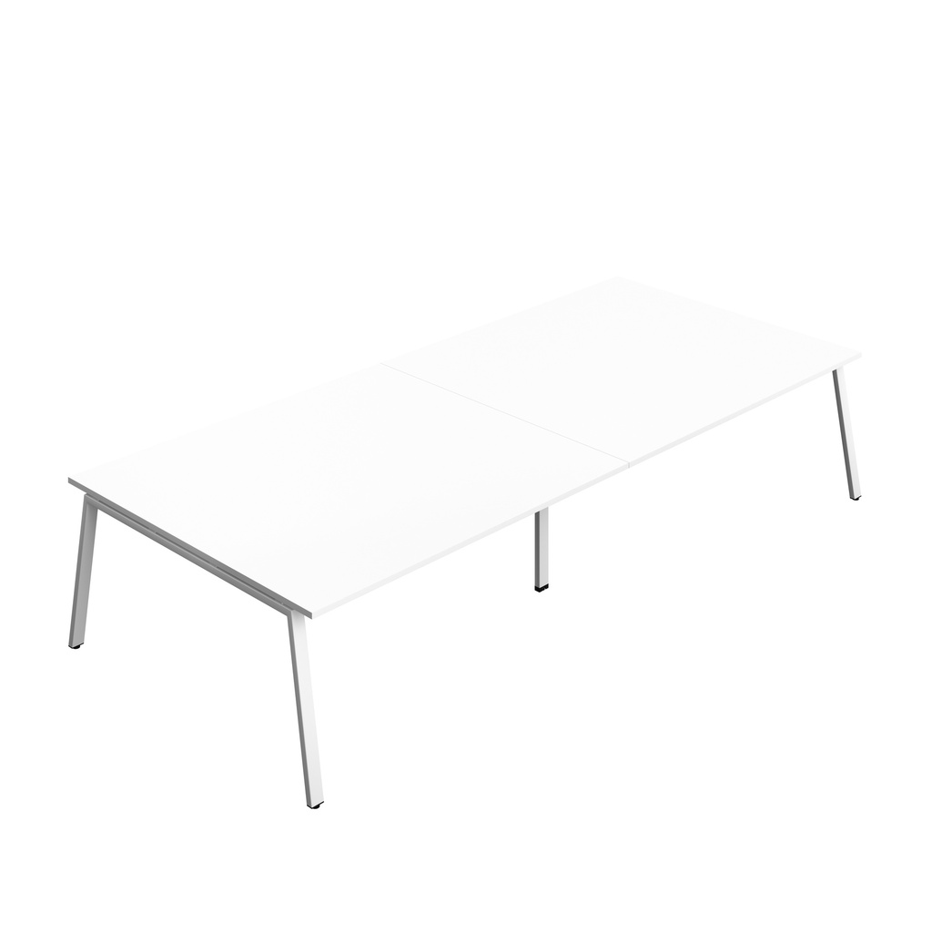 Synergy|Meeting Table|A-Frame|3600X1600|White-White