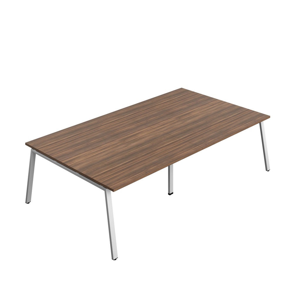 Synergy Meeting (Fsc) | A-Frame Leg | 2800 X 1600 | Dark Walnut/Silver