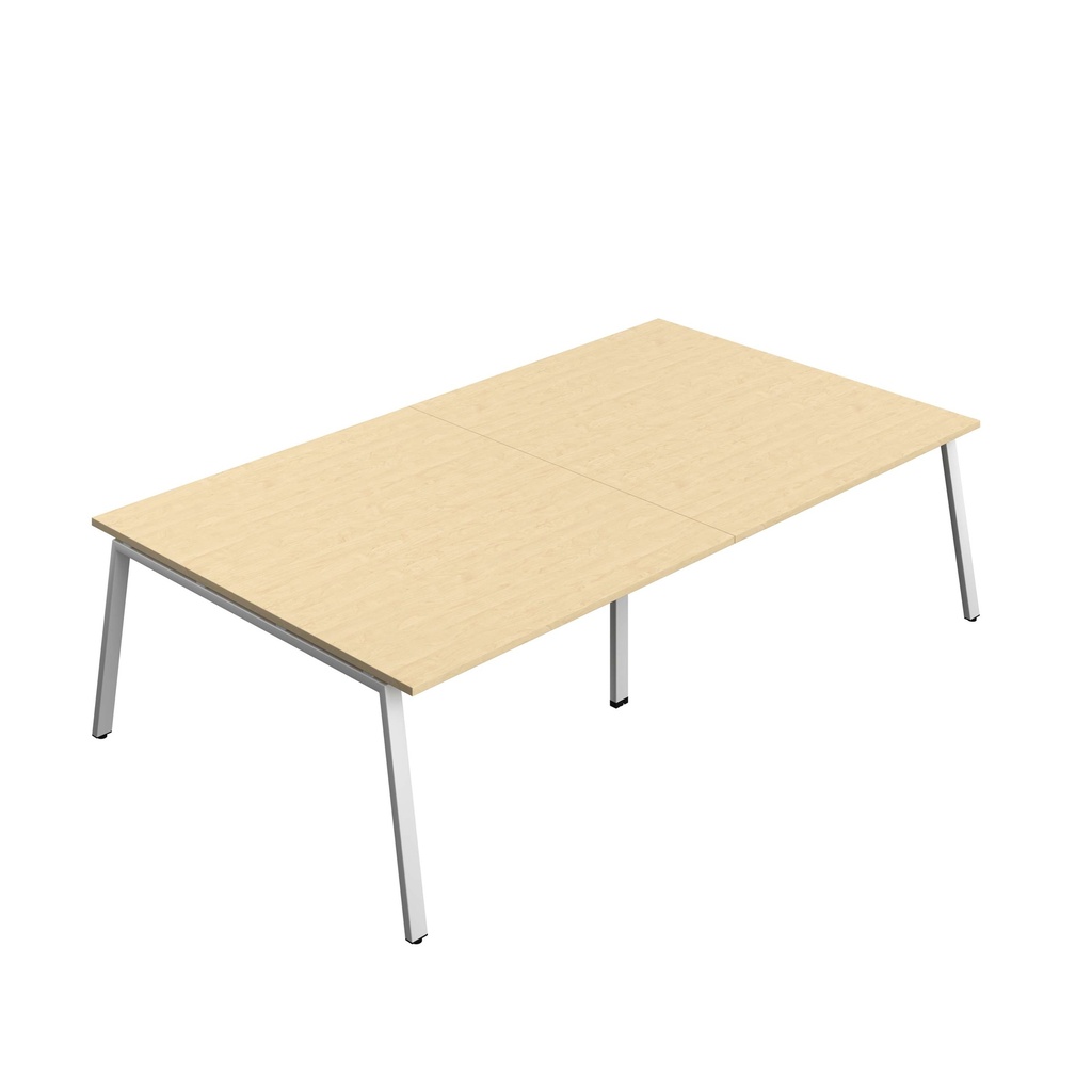 Synergy Meeting (Fsc) | A-Frame Leg | 2800 X 1600 | Maple/Silver