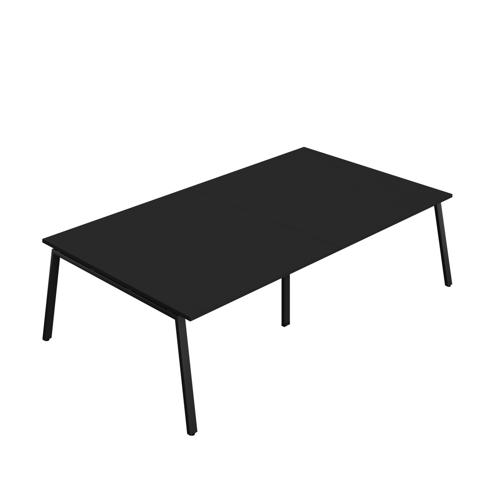 Synergy|Meeting Table|A-Frame|2800X1600|Black-Black