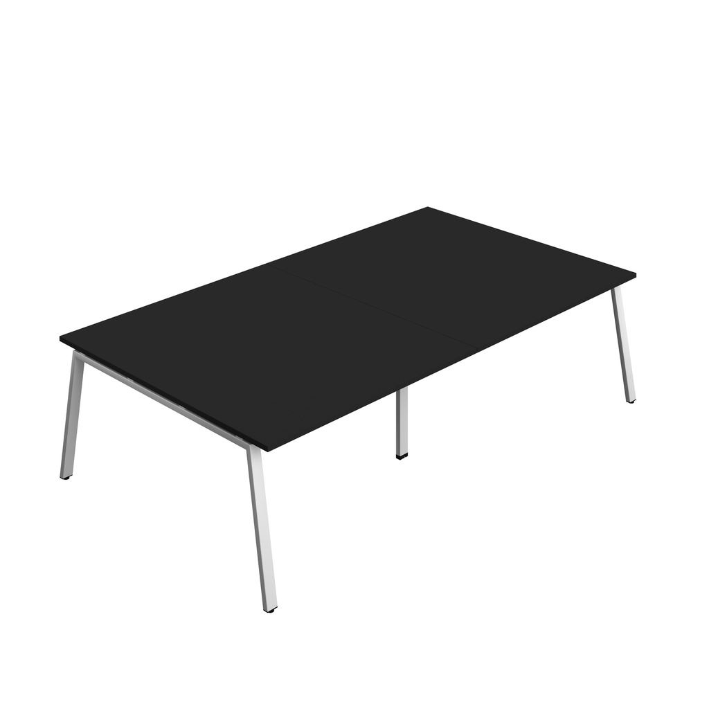 Synergy|Meeting Table|A-Frame|2800X1600|Black-Silver