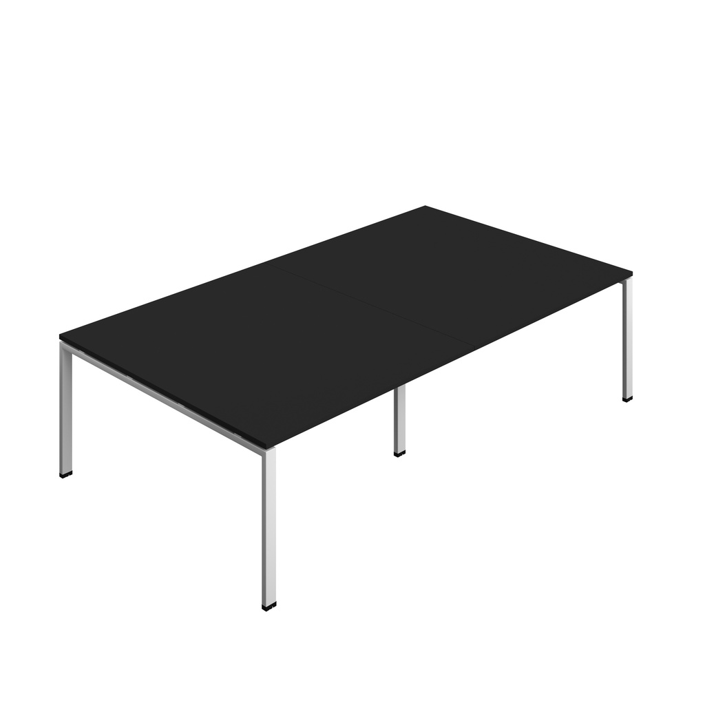 Synergy|Meeting Table|Goal Post|2800X1600|Black-Silver