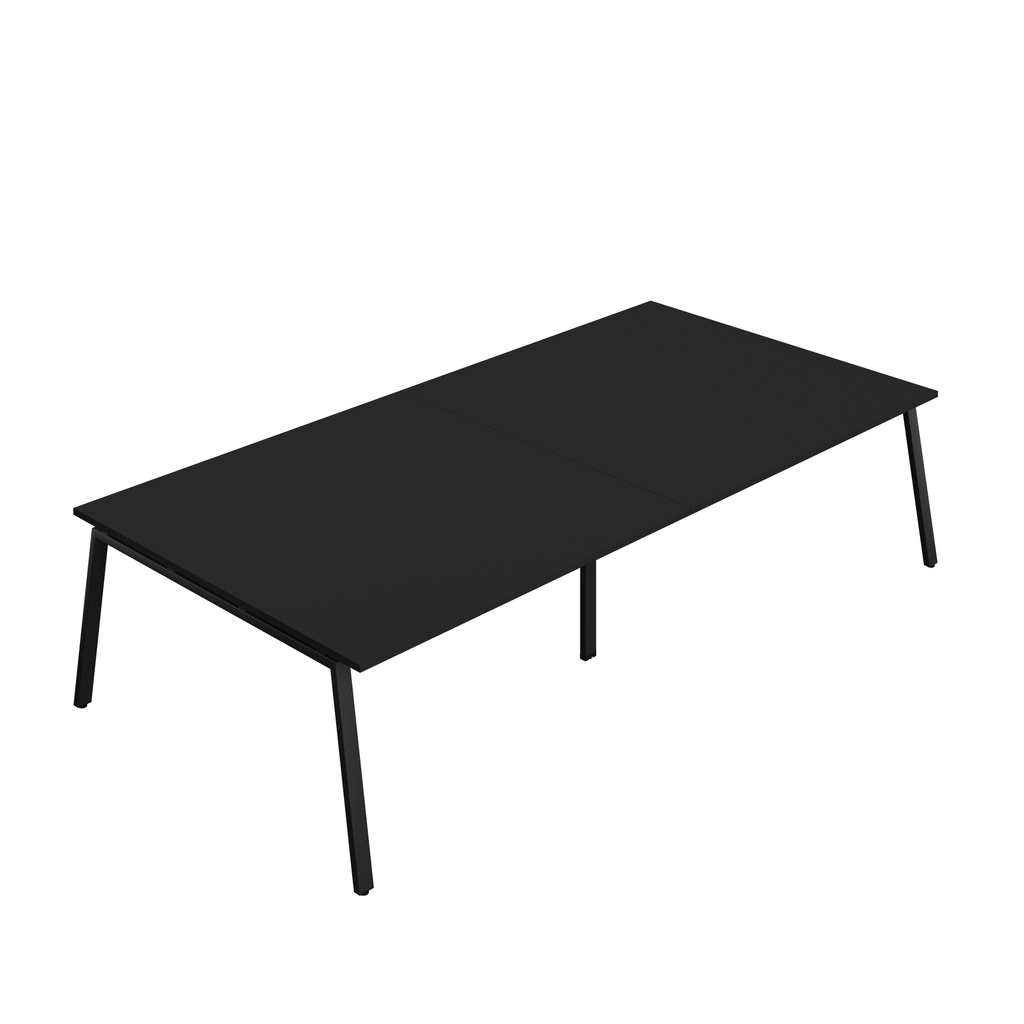 Synergy|Meeting Table|A-Frame|3200X1600|Black-Black