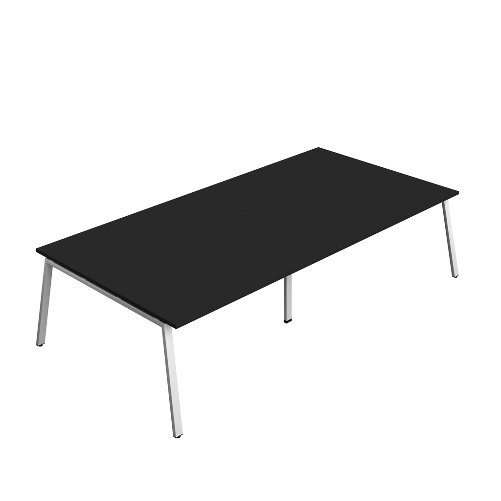Synergy|Meeting Table|A-Frame|3200X1600|Black-Silver