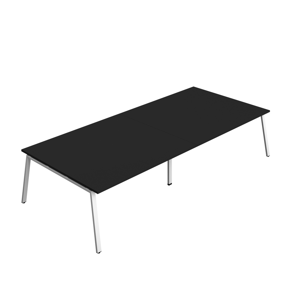 Synergy|Meeting Table|A-Frame|3600X1600|Black-White