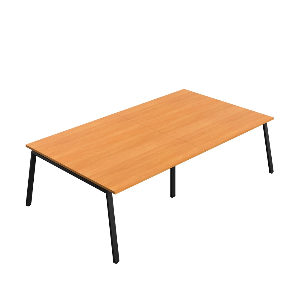 Synergy|Meeting Table|A-Frame|2800X1600|Beech-Black