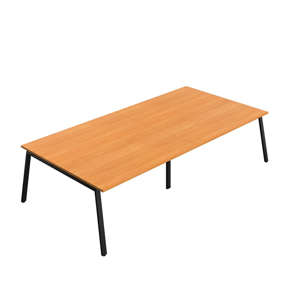 Synergy|Meeting Table|A-Frame|3200X1600|Beech-Black
