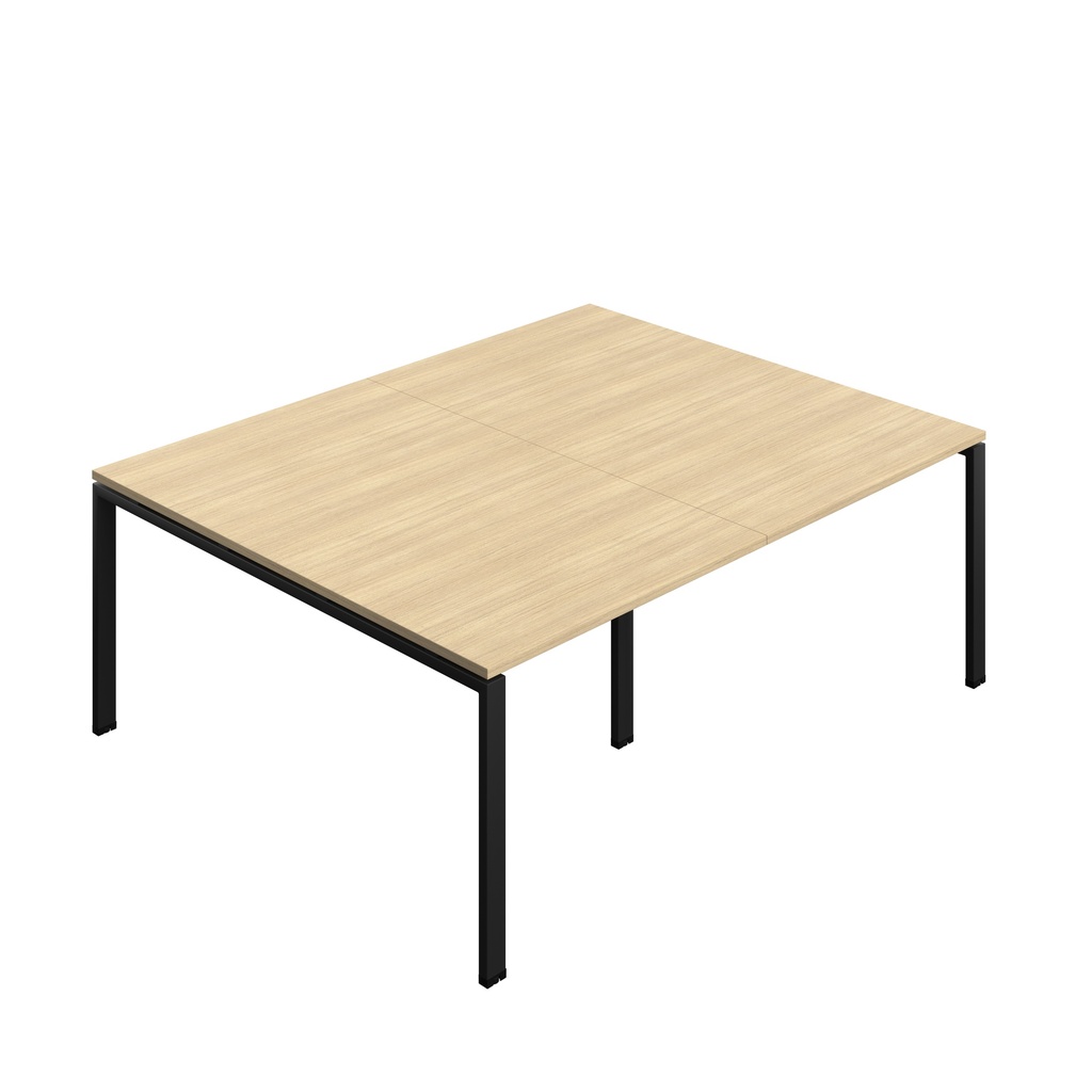 Synergy|Meeting Table|Goal Post|2000X1600|Nova Oak-Black