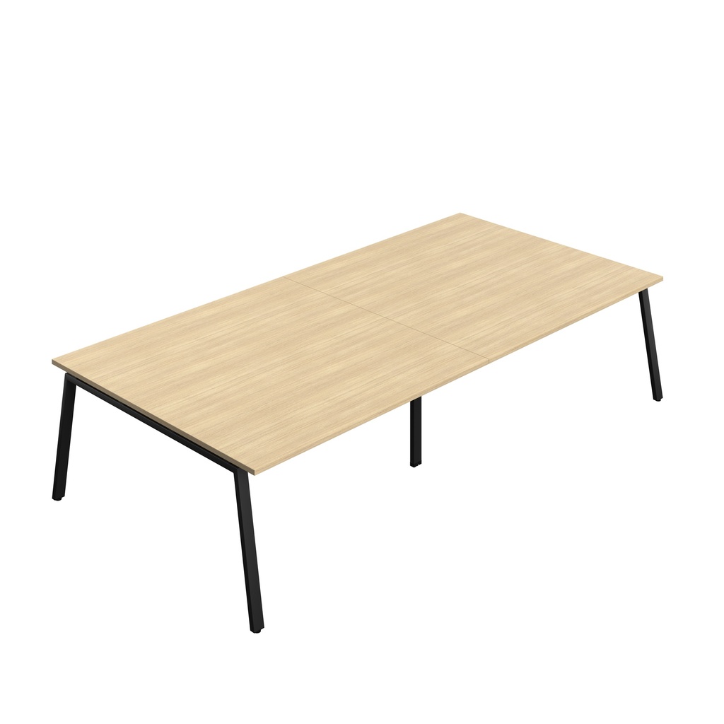 Synergy|Meeting Table|A-Frame|3200X1600|Nova Oak-Black
