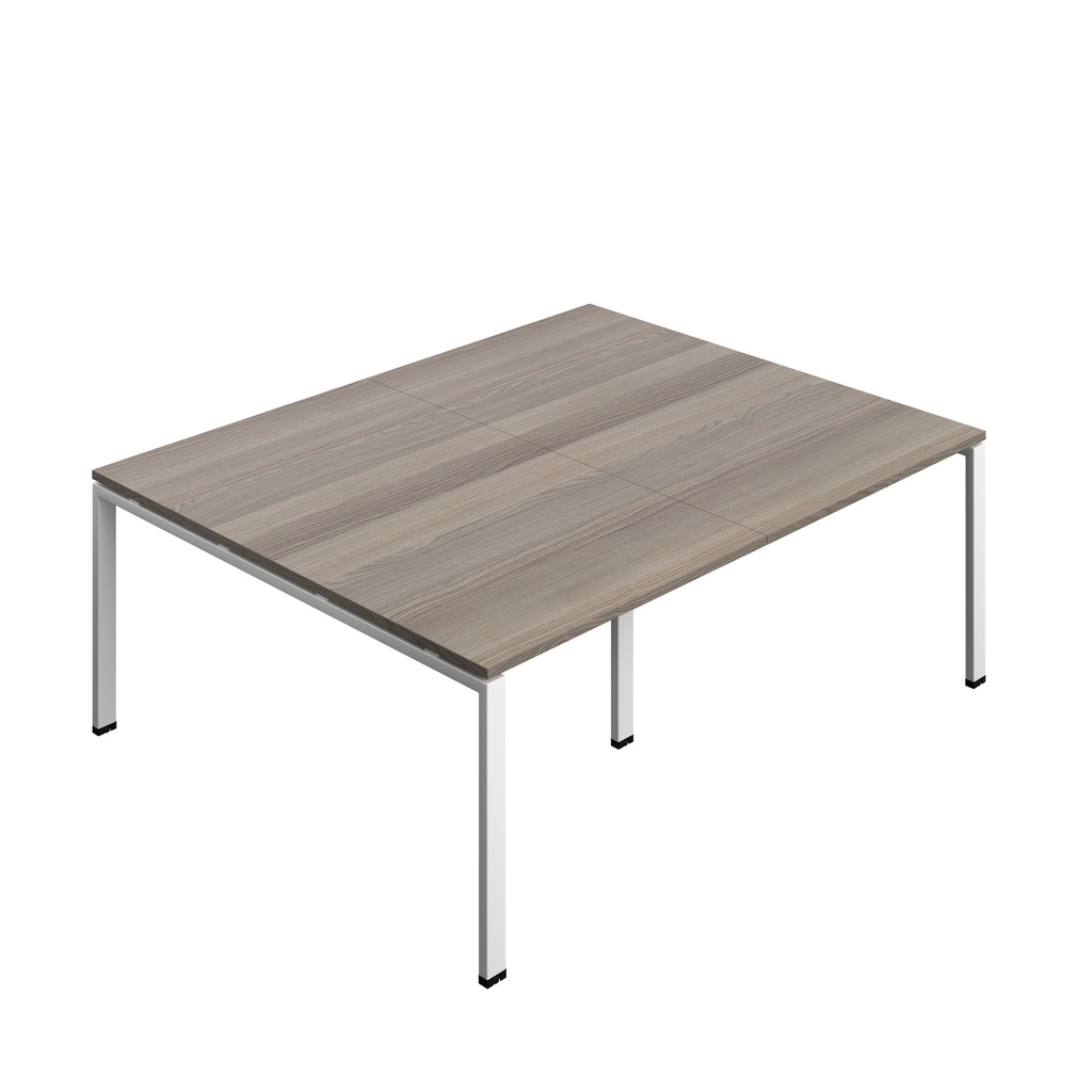 Synergy|Meeting Table|Goal Post|2000X1600|Grey Oak-White