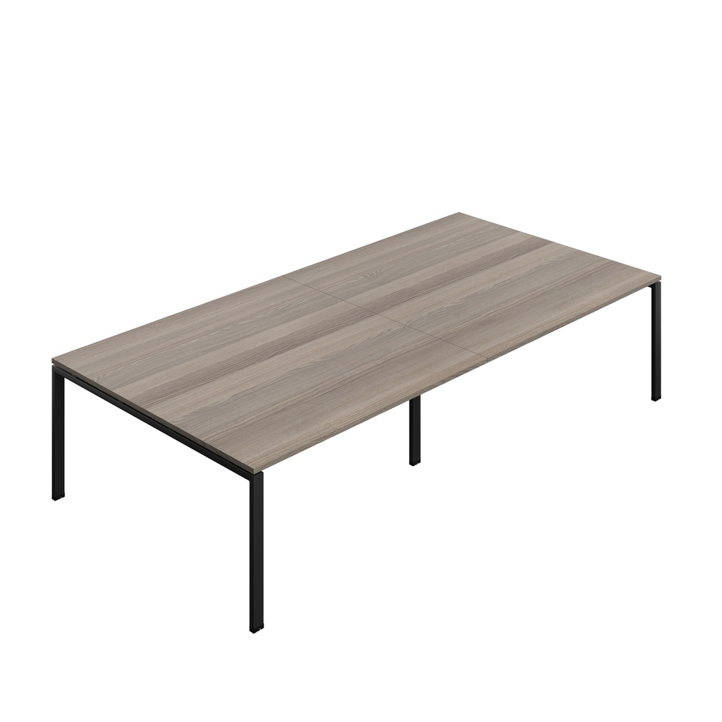 Synergy|Meeting Table|Goal Post|3200X1600|Grey Oak-Black