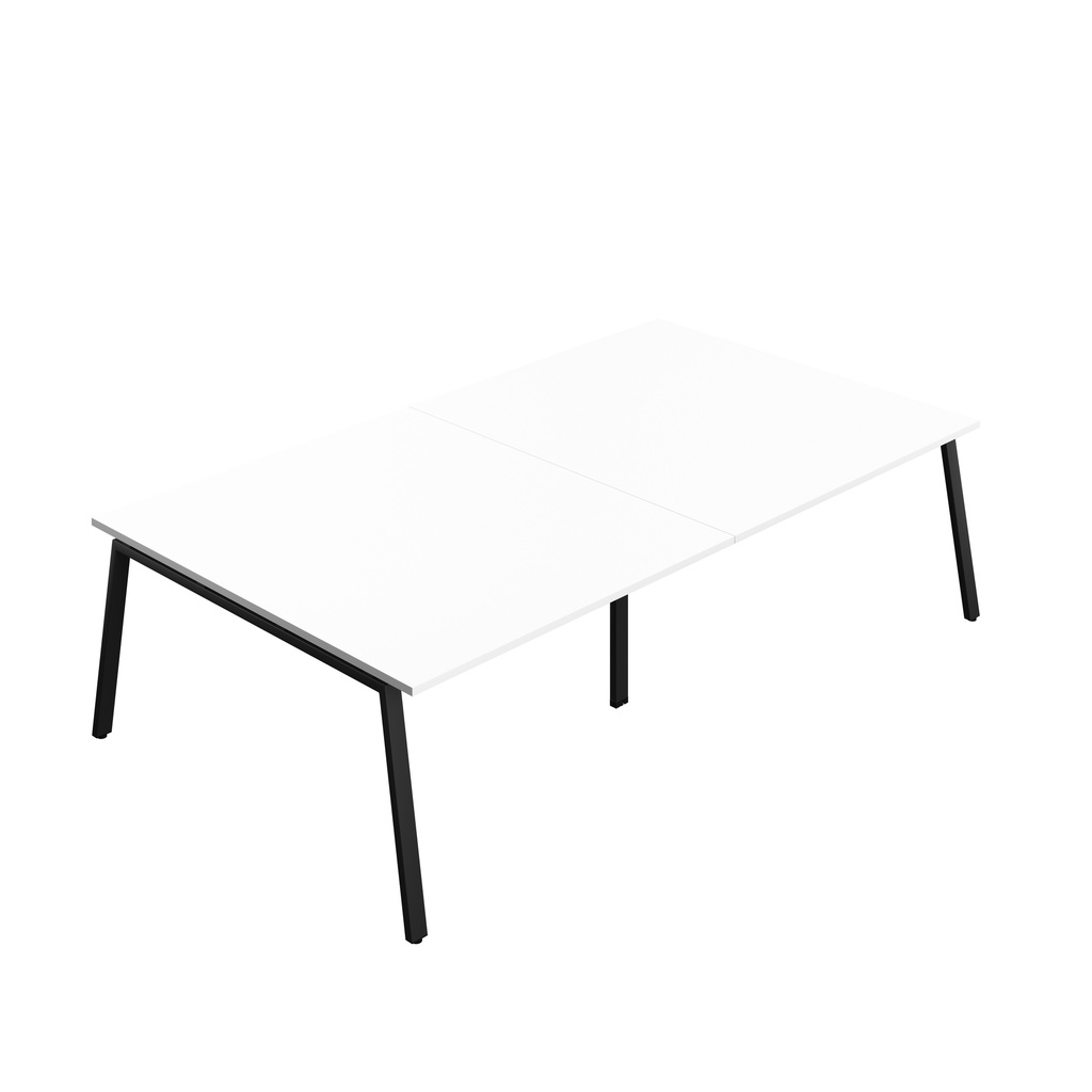 Synergy|Meeting Table|A-Frame|2800X1600|White-Black
