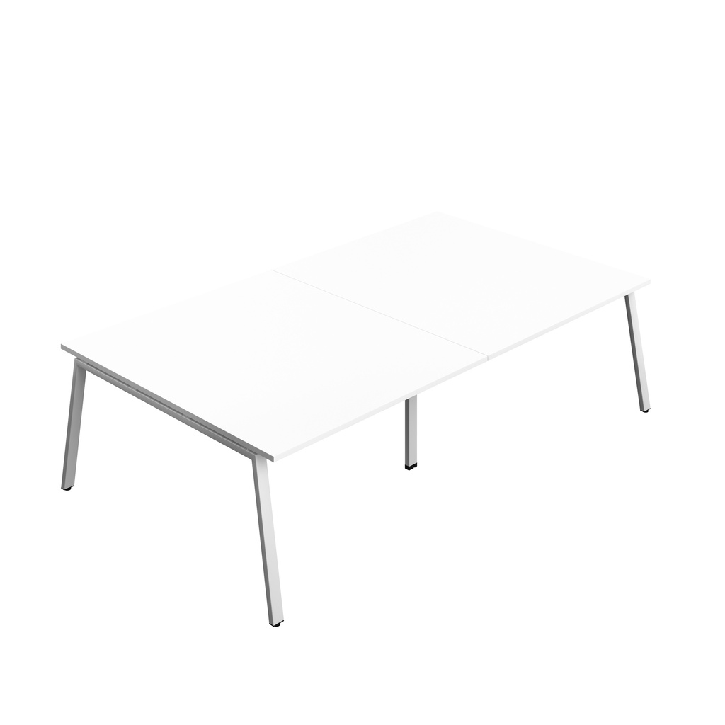 Synergy|Meeting Table|A-Frame|2800X1600|White-Silver