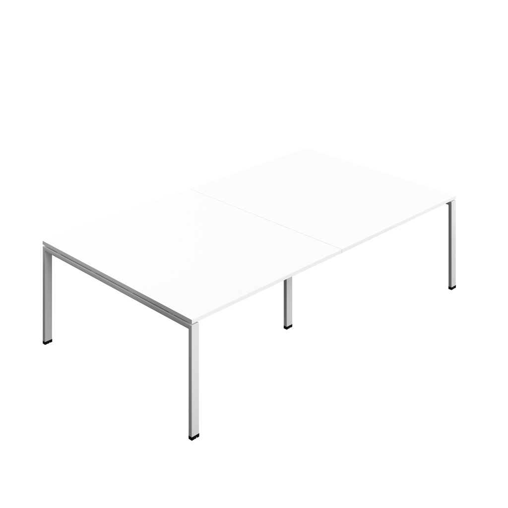 Synergy|Meeting Table|Goal Post|2800X1600|White-Silver