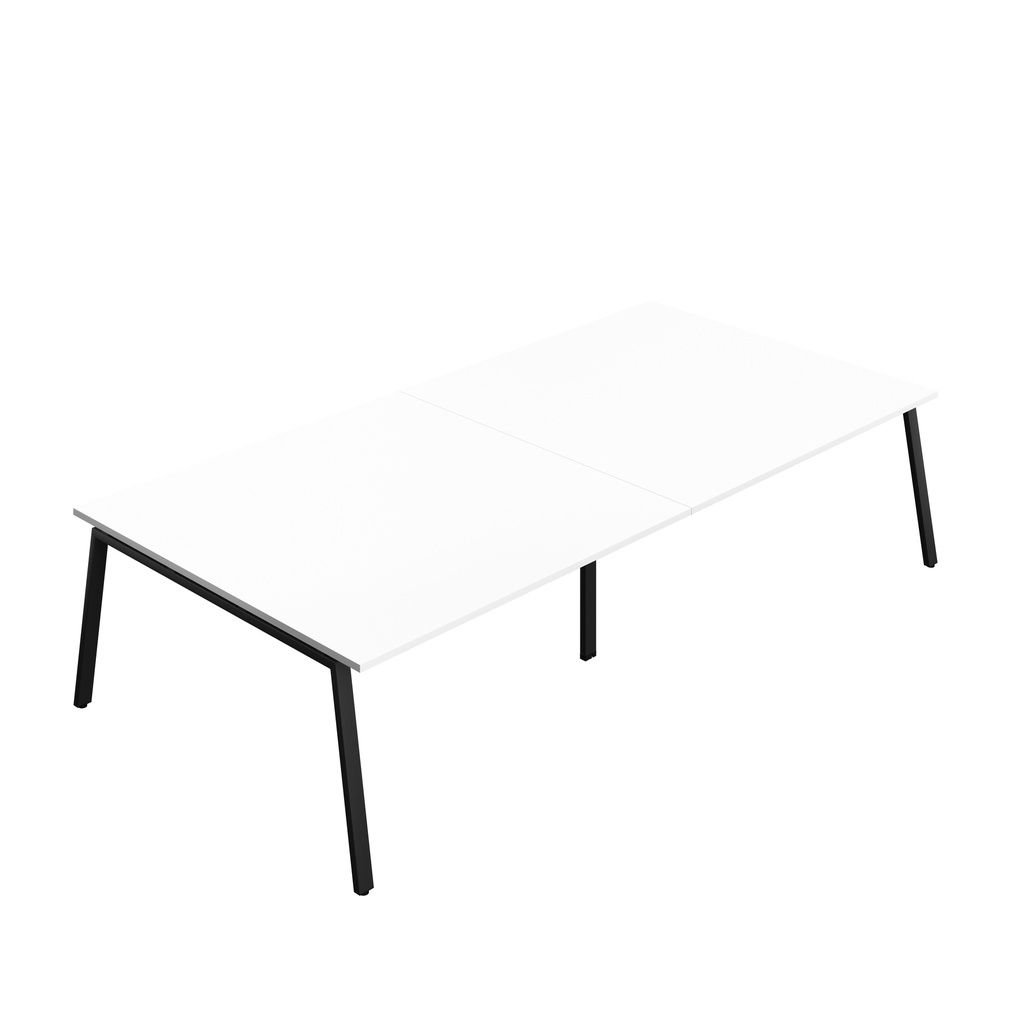 Synergy|Meeting Table|A-Frame|3200X1600|White-Black