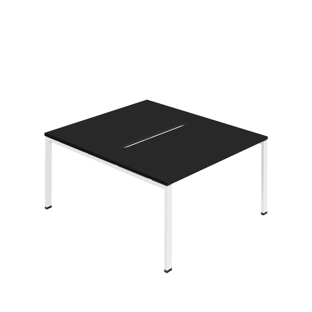 Synergy|2P Bench Desk|Cut Out|Goal Post|1200X800|Black-White