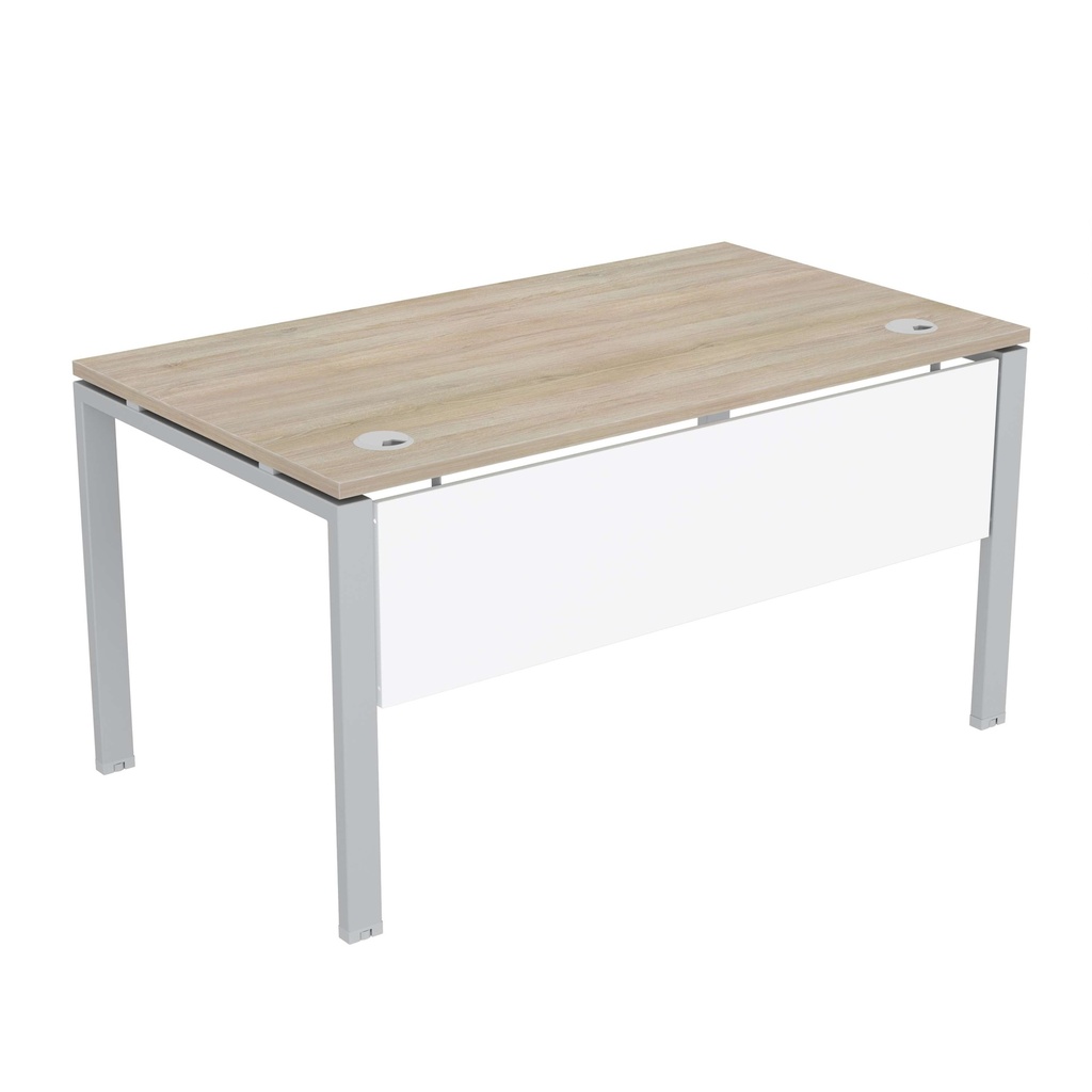 Synergy Metal Modesty Panel | Brackets & Fixings | 1400 | White