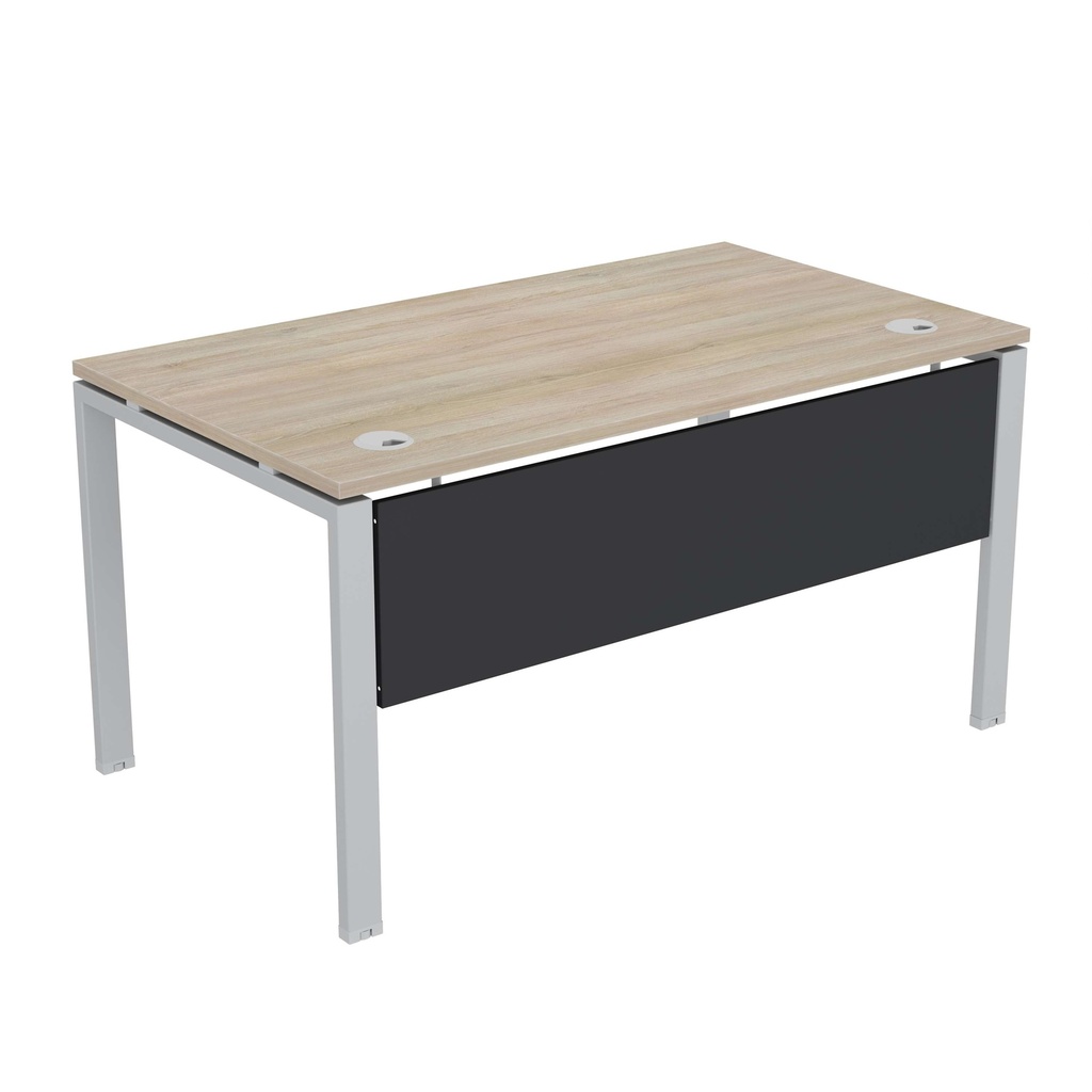Synergy Metal Modesty Panel | Brackets & Fixings | 1400 | Black